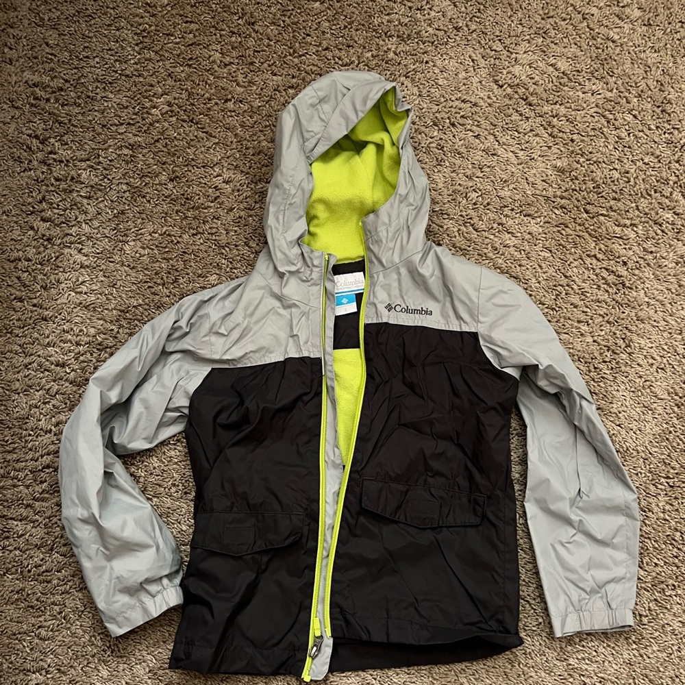 Columbia Fleece lined wind breaker Size small